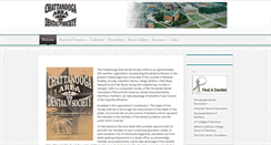 Desktop Screenshot of chattanoogaareadentalsociety.com